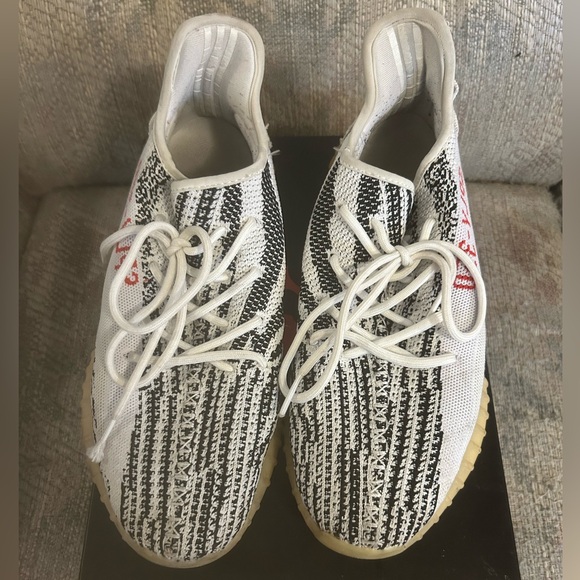 Adidas Zebra Yeezy’s. Size 11. - Picture 1 of 7